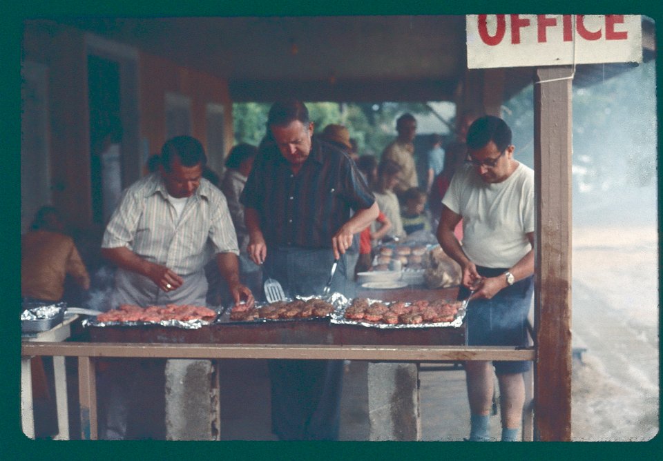 Family Camp 1970 3 Cookout